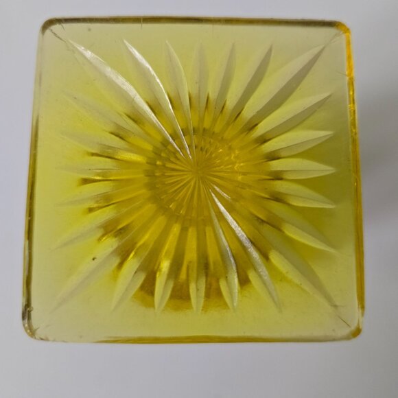 Westmoreland Glass English Hobnail Yellow Topaz Iced Tea Goblet - Picture 12 of 14